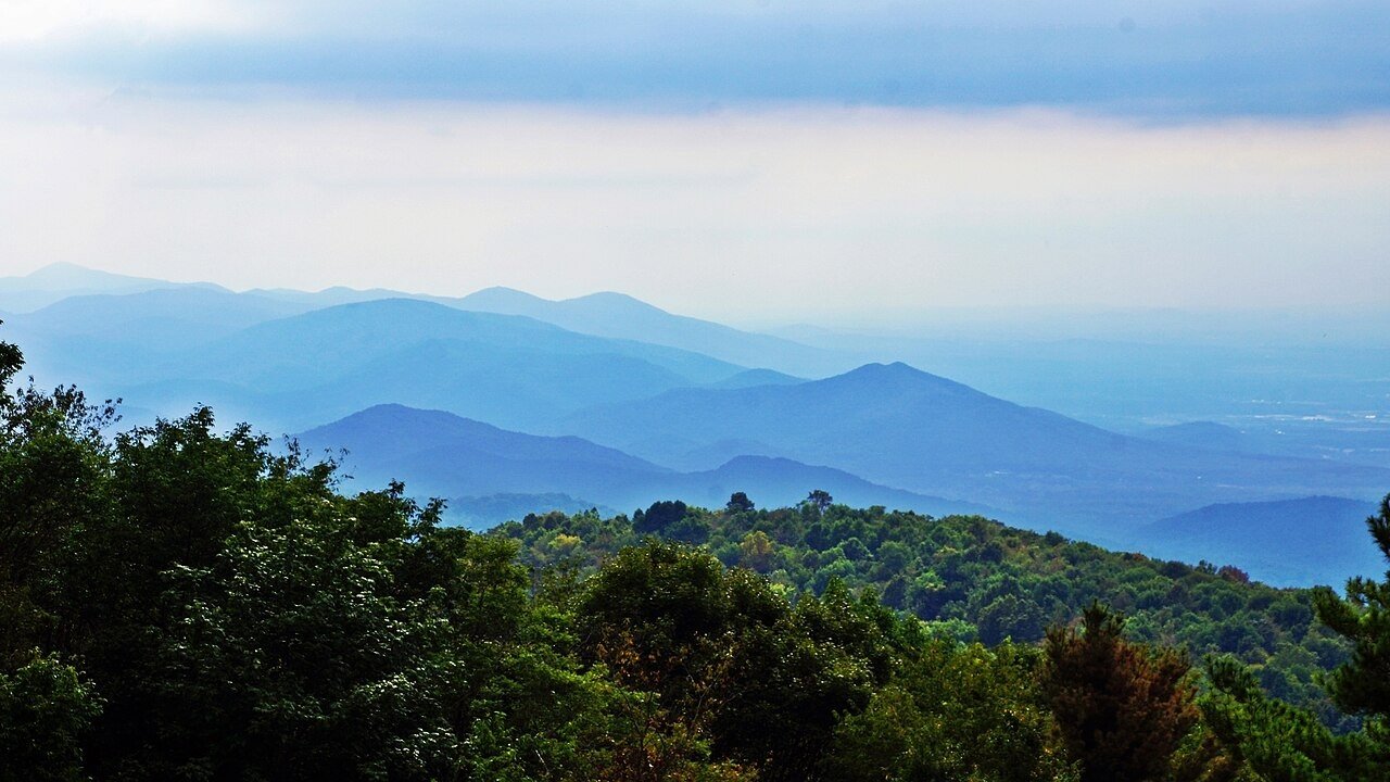 Panoramic view of the Shenandoah Valley in 2016.