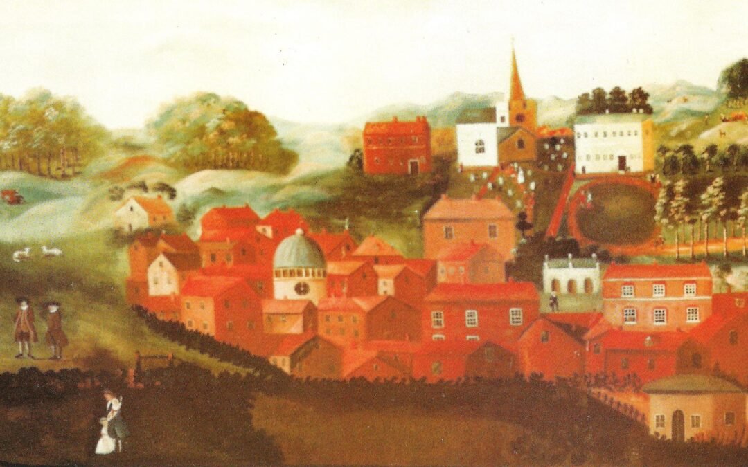 A painting of Chesham in 1750